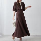 【6色展開、セットアイテム】配色カットジャガードワンピース | RMAF NICE CLAUP / OLIVE des OLIVE | 詳細画像11