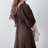 【6色展開、セットアイテム】配色カットジャガードワンピース | RMAF NICE CLAUP / OLIVE des OLIVE | 詳細画像16