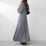 【6色展開、セットアイテム】配色カットジャガードワンピース | RMAF NICE CLAUP / OLIVE des OLIVE | 詳細画像32