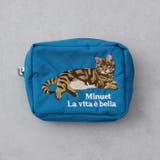 ブルー | 【Web限定】アニマル刺繍ポーチ | RMAF NICE CLAUP / OLIVE des OLIVE