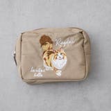 ベージュ | 【Web限定】アニマル刺繍ポーチ | RMAF NICE CLAUP / OLIVE des OLIVE