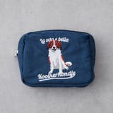 ブルー系 | 【Web限定】アニマル刺繍ポーチ | RMAF NICE CLAUP / OLIVE des OLIVE