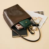 ダークブラウン | ポーチ付合皮トートバッグ | RMAF NICE CLAUP / OLIVE des OLIVE