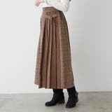 ブラウン | サイドプリーツスカート | RMAF　NICE CLAUP / OLIVE des OLIVE