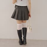サイドベルト合皮ミニスカート | RMAF　NICE CLAUP / OLIVE des OLIVE | 詳細画像6 