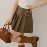 サイドベルト合皮ミニスカート | RMAF　NICE CLAUP / OLIVE des OLIVE | 詳細画像18 