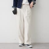 裏起毛で暖かい、コールタックパンツ | RMAF NICE CLAUP / OLIVE des OLIVE | 詳細画像8