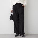 ブラック | 裏起毛で暖かい、コールタックパンツ | RMAF NICE CLAUP / OLIVE des OLIVE