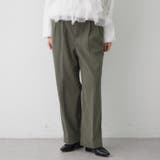 カーキ | 裏起毛で暖かい、コールタックパンツ | RMAF NICE CLAUP / OLIVE des OLIVE