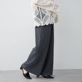 カットプリーツパンツ | RMAF NICE CLAUP / OLIVE des OLIVE | 詳細画像1