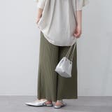 カットプリーツパンツ | RMAF NICE CLAUP / OLIVE des OLIVE | 詳細画像12