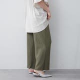 カットプリーツパンツ | RMAF NICE CLAUP / OLIVE des OLIVE | 詳細画像13