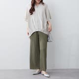カットプリーツパンツ | RMAF NICE CLAUP / OLIVE des OLIVE | 詳細画像15