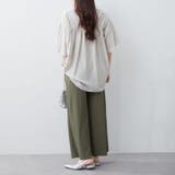 カットプリーツパンツ | RMAF NICE CLAUP / OLIVE des OLIVE | 詳細画像17