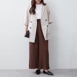 カットプリーツパンツ | RMAF NICE CLAUP / OLIVE des OLIVE | 詳細画像34