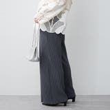 カットプリーツパンツ | RMAF NICE CLAUP / OLIVE des OLIVE | 詳細画像3
