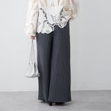 カットプリーツパンツ | RMAF NICE CLAUP / OLIVE des OLIVE | 詳細画像4