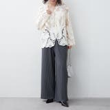 カットプリーツパンツ | RMAF NICE CLAUP / OLIVE des OLIVE | 詳細画像5