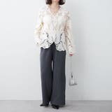 カットプリーツパンツ | RMAF NICE CLAUP / OLIVE des OLIVE | 詳細画像6