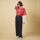 【nane】3サイズ展開 ストレートデニムフレアパンツ | RMAF　NICE CLAUP / OLIVE des OLIVE | 詳細画像10 