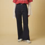 デニム | 【nane】3サイズ展開 ストレートデニムフレアパンツ | RMAF　NICE CLAUP / OLIVE des OLIVE