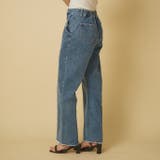 【nane】3サイズ展開 ストレートデニムフレアパンツ | RMAF　NICE CLAUP / OLIVE des OLIVE | 詳細画像18 