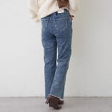 【nane】3サイズ展開 ストレートデニムフレアパンツ | RMAF　NICE CLAUP / OLIVE des OLIVE | 詳細画像38 