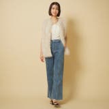 【nane】3サイズ展開 ストレートデニムフレアパンツ | RMAF　NICE CLAUP / OLIVE des OLIVE | 詳細画像20 