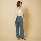 【nane】3サイズ展開 ストレートデニムフレアパンツ | RMAF　NICE CLAUP / OLIVE des OLIVE | 詳細画像21 