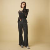 【nane】3サイズ展開 ストレートデニムフレアパンツ | RMAF　NICE CLAUP / OLIVE des OLIVE | 詳細画像32 