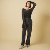 【nane】3サイズ展開 ストレートデニムフレアパンツ | RMAF　NICE CLAUP / OLIVE des OLIVE | 詳細画像33 