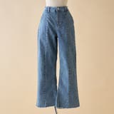 【nane】3サイズ展開 ストレートデニムフレアパンツ | RMAF　NICE CLAUP / OLIVE des OLIVE | 詳細画像54 