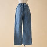 【nane】3サイズ展開 ストレートデニムフレアパンツ | RMAF　NICE CLAUP / OLIVE des OLIVE | 詳細画像55 