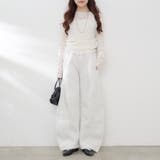 裏起毛で暖かい、スウェットカーブパンツ | RMAF NICE CLAUP / OLIVE des OLIVE | 詳細画像16