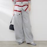裏起毛で暖かい、スウェットカーブパンツ | RMAF NICE CLAUP / OLIVE des OLIVE | 詳細画像2