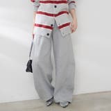 トップグレー | 裏起毛で暖かい、スウェットカーブパンツ | RMAF NICE CLAUP / OLIVE des OLIVE