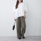 ツイストスリーブタケノコタックブラウス | RMAF NICE CLAUP / OLIVE des OLIVE | 詳細画像10