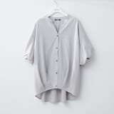 グレージュ | ツイストスリーブタケノコタックブラウス | RMAF NICE CLAUP / OLIVE des OLIVE