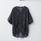 ドット | ツイストスリーブタケノコタックブラウス | RMAF NICE CLAUP / OLIVE des OLIVE