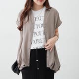 グレージュ | バックプリーツブラウス | RMAF　NICE CLAUP / OLIVE des OLIVE