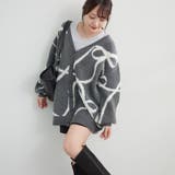 BIGリボン柄Vカーディガン | RMAF NICE CLAUP / OLIVE des OLIVE | 詳細画像25