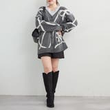 BIGリボン柄Vカーディガン | RMAF NICE CLAUP / OLIVE des OLIVE | 詳細画像26