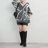 BIGリボン柄Vカーディガン | RMAF NICE CLAUP / OLIVE des OLIVE | 詳細画像27