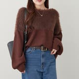 ブラウン | シャギー切替プルオーバー | RMAF NICE CLAUP / OLIVE des OLIVE