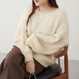 アイボリー | シャギー切替プルオーバー | RMAF NICE CLAUP / OLIVE des OLIVE