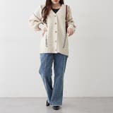 ブランケットステッチVカーディガン | RMAF NICE CLAUP / OLIVE des OLIVE | 詳細画像7