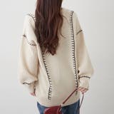 ブランケットステッチVカーディガン | RMAF NICE CLAUP / OLIVE des OLIVE | 詳細画像6