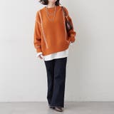 ブランケットステッチクループルオーバー | RMAF NICE CLAUP / OLIVE des OLIVE | 詳細画像22