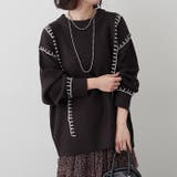 ブランケットステッチクループルオーバー | RMAF NICE CLAUP / OLIVE des OLIVE | 詳細画像27
