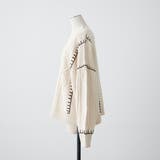 ブランケットステッチケーブルプルオーバー | RMAF NICE CLAUP / OLIVE des OLIVE | 詳細画像3